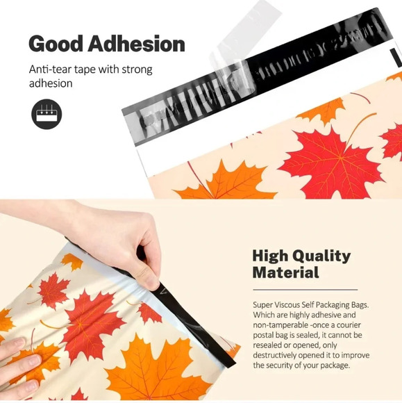 100 Pack Poly Mailers 10x13, Cute Packaging Envelope Mailers Polymailers Packagi - Picture 3 of 6